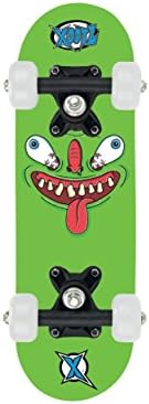 XOO MINI SKATEBOARD -17 "Mini Kids Childs Beginner Skate Board Skateboard -Green