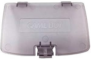 DEFAULT CustomControllerModz Replacement Gameboy COLOR Colour Console Battery Cover (Clear Purple)