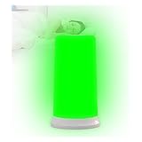 Kts Green Light Therapy Lamp For Migraines, Headaches, Insomnia, Light Sensitivity, Anxiety, Narrow Band Green Leds. Soft Green & White Mode, Dimmable Therapy Lamp For Fast Asleep