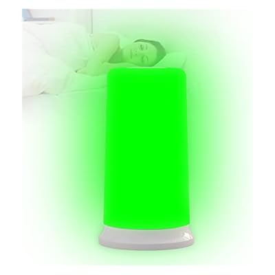 Kts Green Light Therapy Lamp For Migraines, Headaches, Insomnia, Light Sensitivity, Anxiety, Narrow Band Green Leds. Soft Green & White Mode, Dimmable Therapy Lamp For Fast Asleep