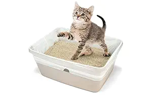 Aluf Plastics 2 MIL Thick Cat Litter Box Liners - 36