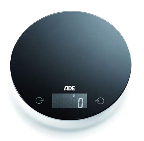 ADE Germany KE 867 Molly - Báscula de Cocina Digital, Color Negro