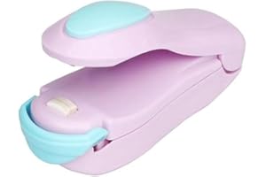 MiawPay Mini Bag Sealer Handheld Heat Vacuum Sealers Bag Resealer Sealer, Mini Sealing Machine for Chip Bags, Food Saver Storage Bags, Snack, Cereal Bags and Thick Plastic Bags (Purple)