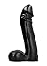 Produktbild Domestic Partner Commander in Chief - gebogener Anal Dildo mit Hoden - Schwarz