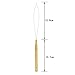 1 bottle/200pcs Micro Links/Beads+1pcs Pulling Needle+1pc 3 holes plier Hair Extensions Tool kit (#5 BROWN)