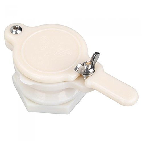 1 Stück Nylon Honig Tor Ventil Extractor Tippen Bienenzucht Bee Equipment Werkzeug zu halten – Weiß, 12 * 5,5 * 4,5 cm