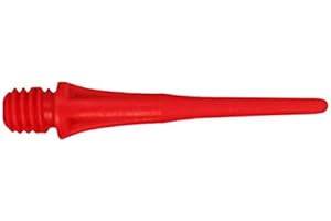 COSMO DARTS Puntas fit Point Plus roja 2ba 25mm 50 unid