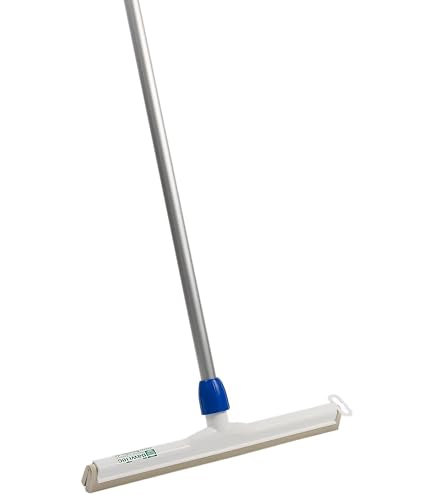 Produktbild von BawiTec Hygieneschrubber 40cm – HACCP-geprüft, Mit Aluminiumstiel 145cm, Blau