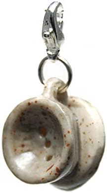 Handmade Porcelain [Coffee Dripper] Clip On Charm Pendant