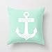 Produktbild Neuhe Liebe Hope Anchor Mint Green Kissenhülle / Kissenbezug Kissen, Sofakissen Sofa Kissen und Dekokissen / Deko Kissen Zippered mit 100 % Baumwolle Bettwäsche Bettbezug Square 45x45 cm