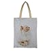 Produktbild AFUJIN Casual Bag Canvas Umhängetasche Womenscanvas Tote Bag Doppelsitzende Katze Color135 * 45Cm