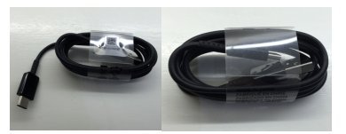 Samsung Câble d'origine Samsung pour Galaxy S8 et S8 Edge avec USB-C modèle ep-dg950cbe Noir Black en bulk