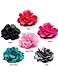 WPG Wedding Satin Hair Flower Decoration Clip Grip Pin Corsage Brooch (Rose)