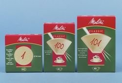 Melitta 100 Filtres N° 1 Ronds