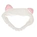Imported Cat Ear Make Up Face Washing Shower Mask Hairband Snood Headband White RS.180.00