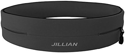 Running Fitness Flip Elastic Waist Belt Suitable for all mobile phones also includes key chain Grey S(26"-29")