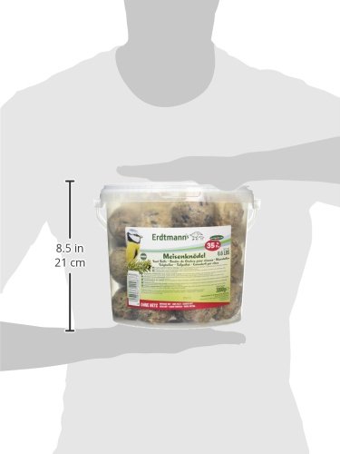 Erdtmanns 35 Meisenknödel ohne Netz im Eimer, 1er Pack (1 x 3 kg) - 12