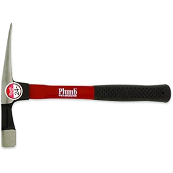 brick fiberglass plumb hammer oz