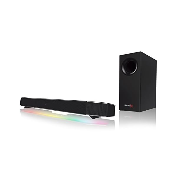Creative Sound BlasterX Katana - Barra de sonido para juegos multicanal (Bluetooth, AUX-In, Headset out, Mic-in, Entrada… - Image 3