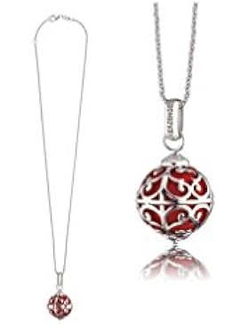 Herzengel Kinder-Kette mit Anhänger 925 Silber rhodiniert 40 cm - HEN-ANGEL-05