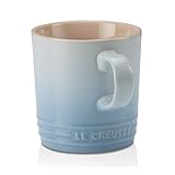 Color: Azul Coastal Le Creuset 70302354200002 Le Taza de cerámica de gres, 350 ml-Azul Coastal, Meeresblau