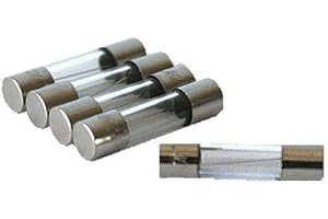 HELLS DESIGN Pack 5 Fusibles 12V Verre Moto/Trike (10 Ampères)