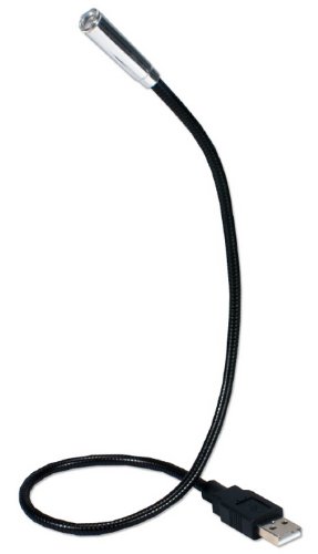 Preisvergleich Produktbild QVS USB-LL Flexible USB LED Notebook Light, 17-Inch by QVS