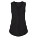 Produktbild ASHOP Bluse Damen, Frauen Sommer lose V-Ausschnitt Cami Tank Solid Tops Weste Bluse (M, Schwarz)