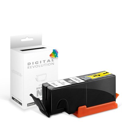 Druckerpatrone mit Chip und Füllstandanzeige für Canon, ersetzt PGI-550 BK Black, 25,0ml. Kompatible Druckertypen finden Sie unten in der Produktbeschreibung!