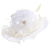 👒 Dieser fabelhafte Hut mit breiter Krempe hat eine Krempe, die rundherum 3,5 Zoll ist. Passend für den Kopfumfang. Eine Größe passt meistens. Es gibt ein Windseil im Inneren