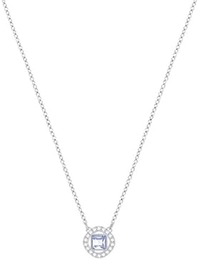 Swarovski Angelic Square Anhänger, blau, rhodiniert