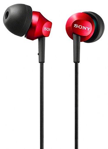 Preisvergleich Produktbild Sony MDREX50LPR Kopfhörer rot