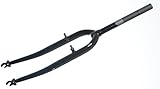 700c ROAD Bike Bicycle BLACK RIGID FORKS 1