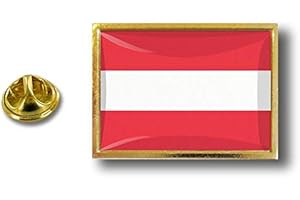 AKACHAFACTORY Akacha pins pin Badge pin's Metal avec Pince Papillon Drapeau Autriche autrichien