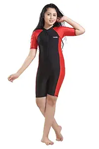 Rovars Girls's Poly Spandex Multipurpose Wear for Swimming I Diving I Cycling I Aerobics