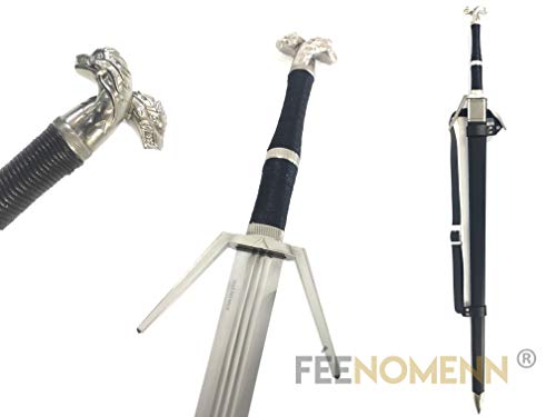 Preisvergleich Produktbild FEENOMENN The Witcher 3 : Wild Hunt - Geralt von Riva - Silber Cosplay