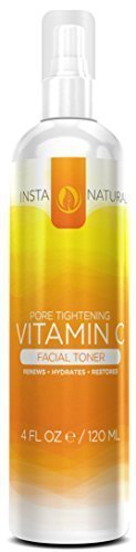 Instanatural Vitamin C Facial Toner - 100% Natural and Organic Anti Aging Face Toner With Witch Hazel, Aloe Vera, MSM & More - Nourishes and Hydrates The Skin Deeply - Preps Pores for Serums and Moisturizers -Has Powerful Astringent Properties - Great Toner For Men and Women- Suitable for All Skin Types