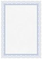 DECADRY CERT PAPER A4 SPIRAL BLUE P K25