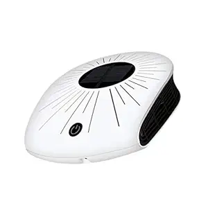 HEALLILY Portable Air Purifier Solar Energy Car Air Purifier and Ionizer Eliminate Odor Smell for Car Room Office