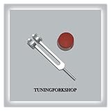 Tuningforkshop Mid Om 136.10 Hz Weighted Tuning Fork for Healing with Activator & Pouch