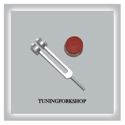 Tuningforkshop Mid Om 136.10 Hz Weighted Tuning Fork for Healing with Activator & Pouch