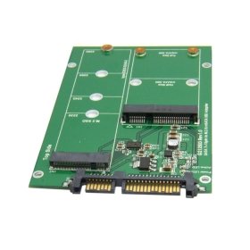 cablecc 2 in 1 Combo Mini pci- E 2 Lane m.2 NGFF & MSATA SSD AUF SATA 3.0 III Adapter Konverter PCBA - 3