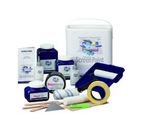 PROJECTOR SCREEN PAINT & BORDER KIT 6m2