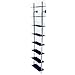MAXWELL - Wall Mounted Glass CD / DVD / Blu-ray Storage Shelf - Black