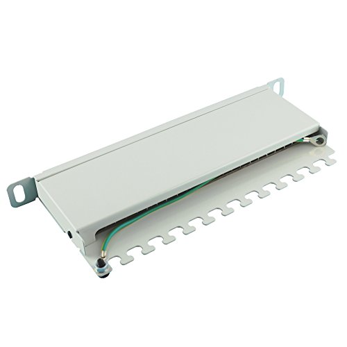Ligawo 1020504.0 Patchpanel „Cat.6 12x RJ45 LSA“, 25,4 cm grau - 4