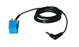 AUX IN Line-IN Adapter 3.5 mm Klinkenstecker für SMART Fortwo (Typ 450 / C450 / A450 / Cabriolet) ab Baujahr 10/1998