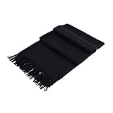 【Modisch & schlicht】In Winter ist dieser weicher Schal ein unverzichtbares Accessoire! Mit dem unifarbenes Design (Sie können aus 13 Farben auswählen) und der schönen Fransenoptik bietet dieser Schal eine hohe Vielseitigkeit. Er ist der ideale Begleiter für alle Gelegenheiten. 