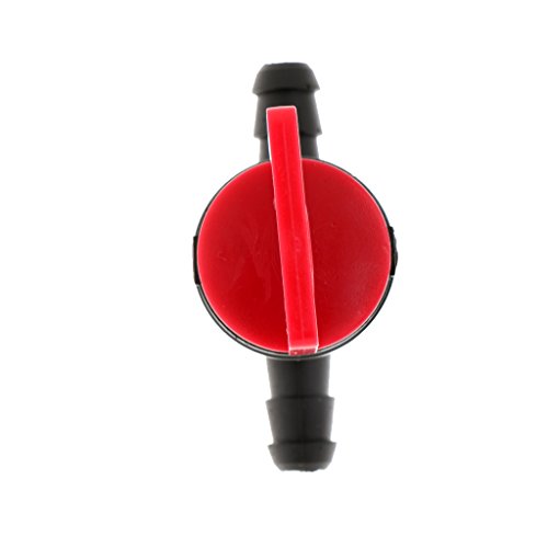MagiDeal 3pcs 1/4 “Inline Gaskraftstoffabschaltung Benzinhahn Absperrventil Für Briggs und Stratton 4,5 * 4,5 Cm - 2