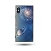 Price comparison product image BIGBINUK Protective Case for iPhone XS max galaxy universe and earth Gel TPU Rubber Glossy Black Fashion Gift Present