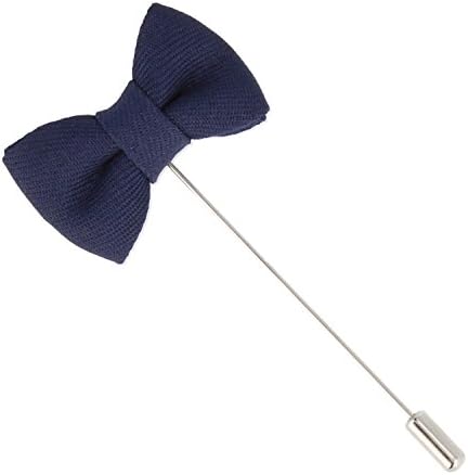 Mr Icone lapel pin badge lapel Bow Tie Navy
